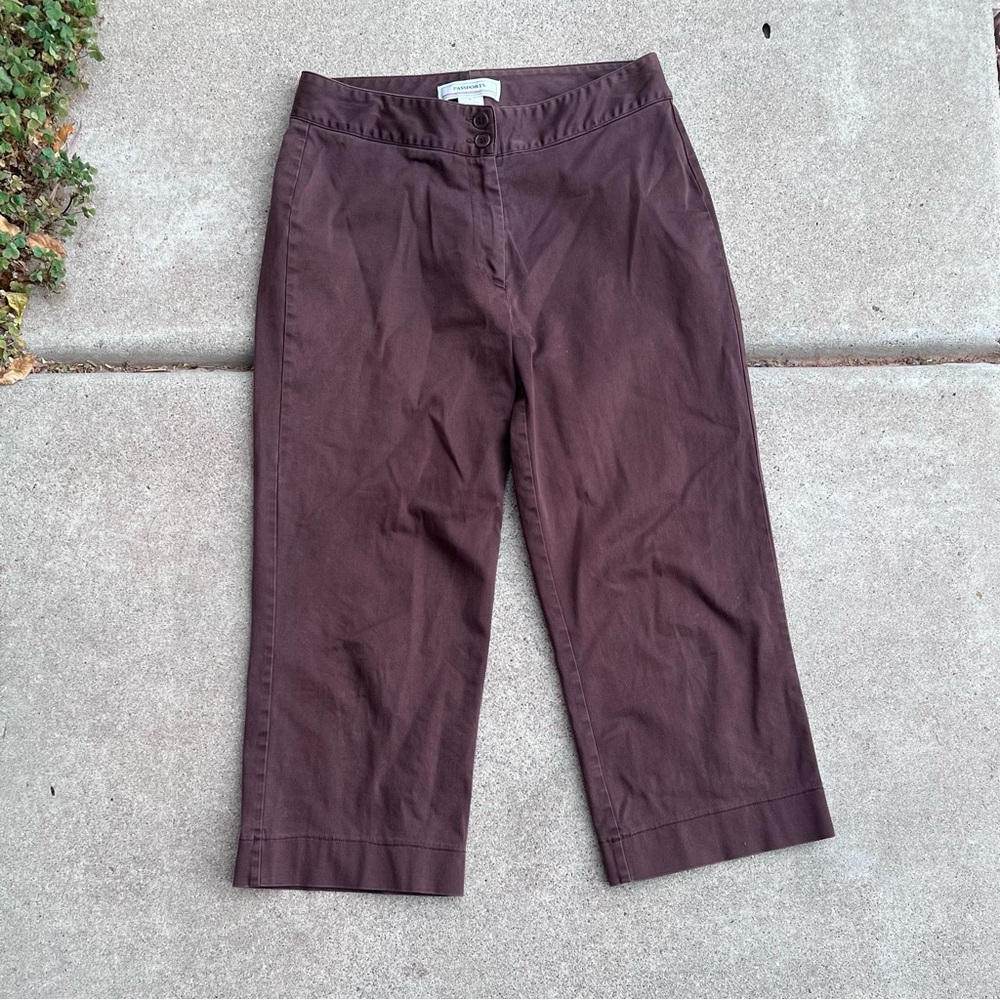 Passport Chocolate Brown capris